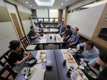 직원간담회[산학교육처, 산학협력단, 동명문화연구소, 부속기관행정지원팀] 